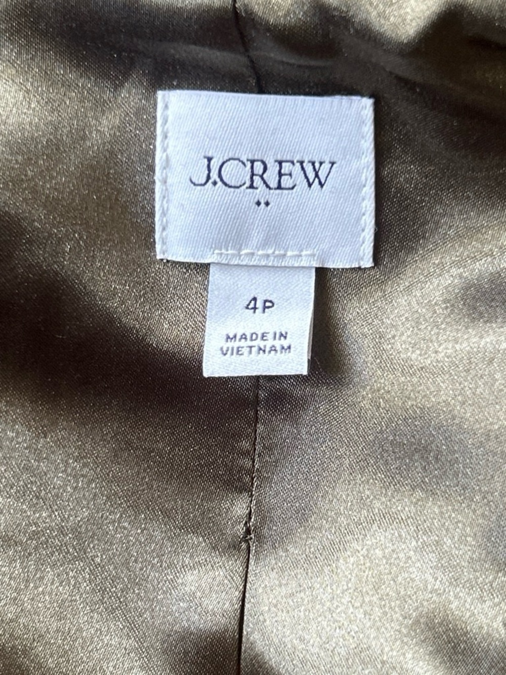 NWOT J Crew Factory Wool Blend Lady Day Coat in Pine Green - Picture 7 of 7